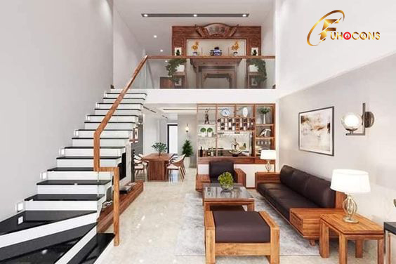Mẫu nhà cấp 4 gác lửng 200 triệu đẹp - hiện đại - tiện nghi nhất 2024 9 Xây nhà gác lửng 200 triệu
