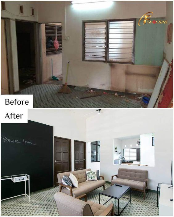 Cải tạo nhà cấp 4 cũ nát: Lột xác ngoạn mục với chi phí 50 triệu đồng 4 Nhà cấp 4 cũ nát